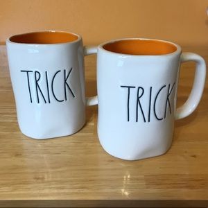 Rae Dunn Halloween Trick/Treat Mugs